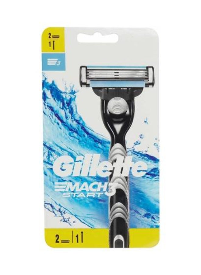 ماكينة حلاقة جيليت ماك 3 ستارت (1 مقبض + 2 شفرات)